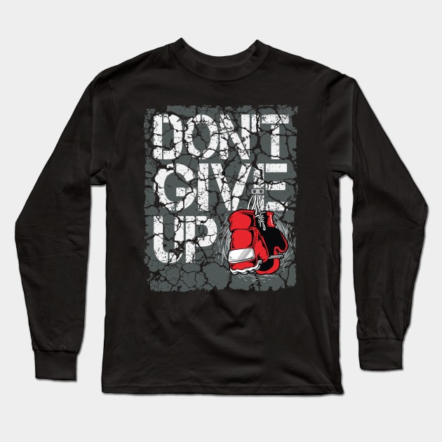 Don't give up Long Sleeve T-Shirt by Teefold